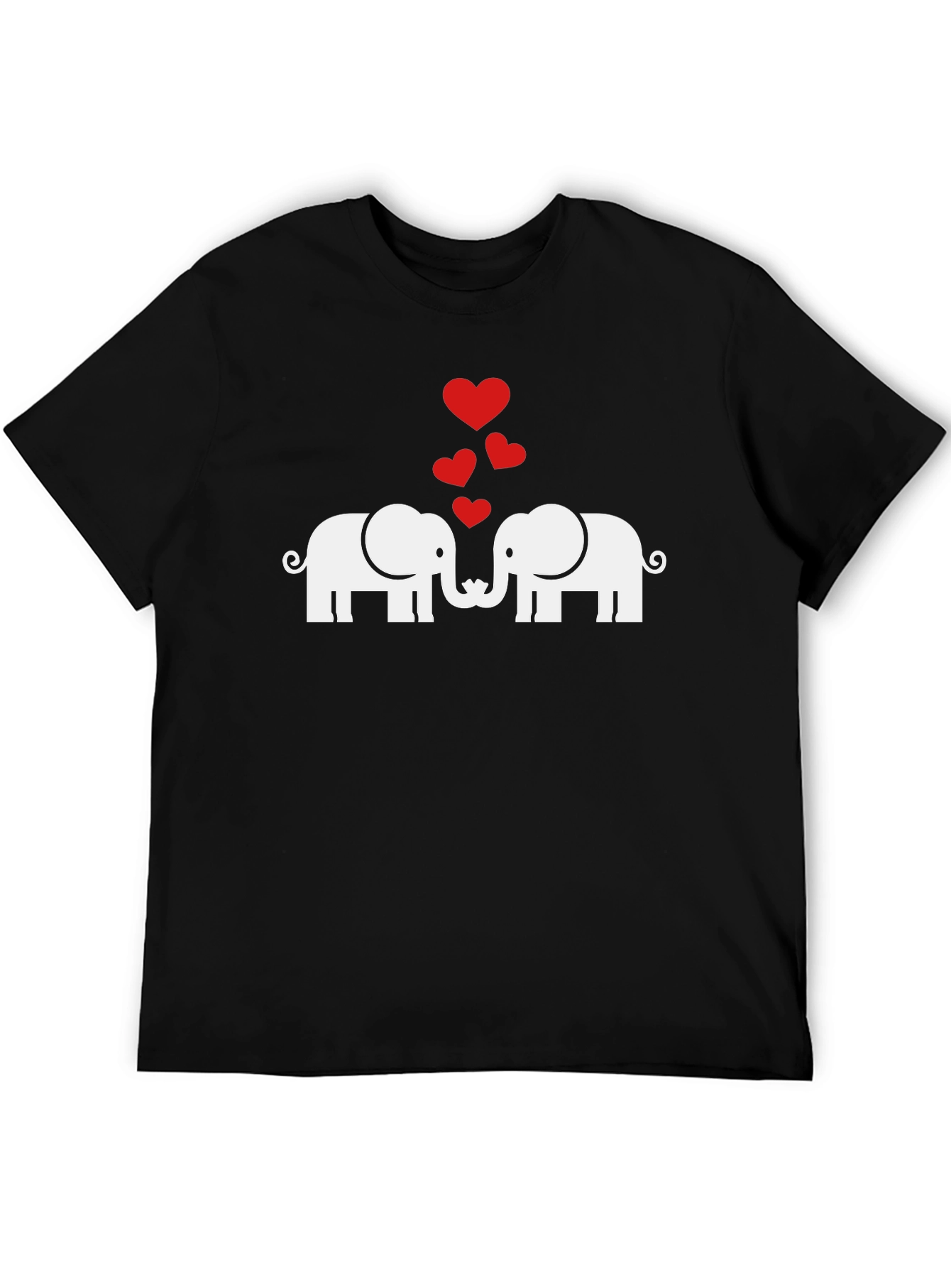 Elephant Love Graphic T-Shirt - Soft Cotton Blend