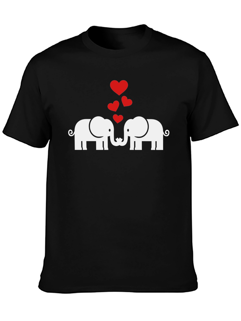 Elephant Love Graphic T-Shirt - Soft Cotton Blend