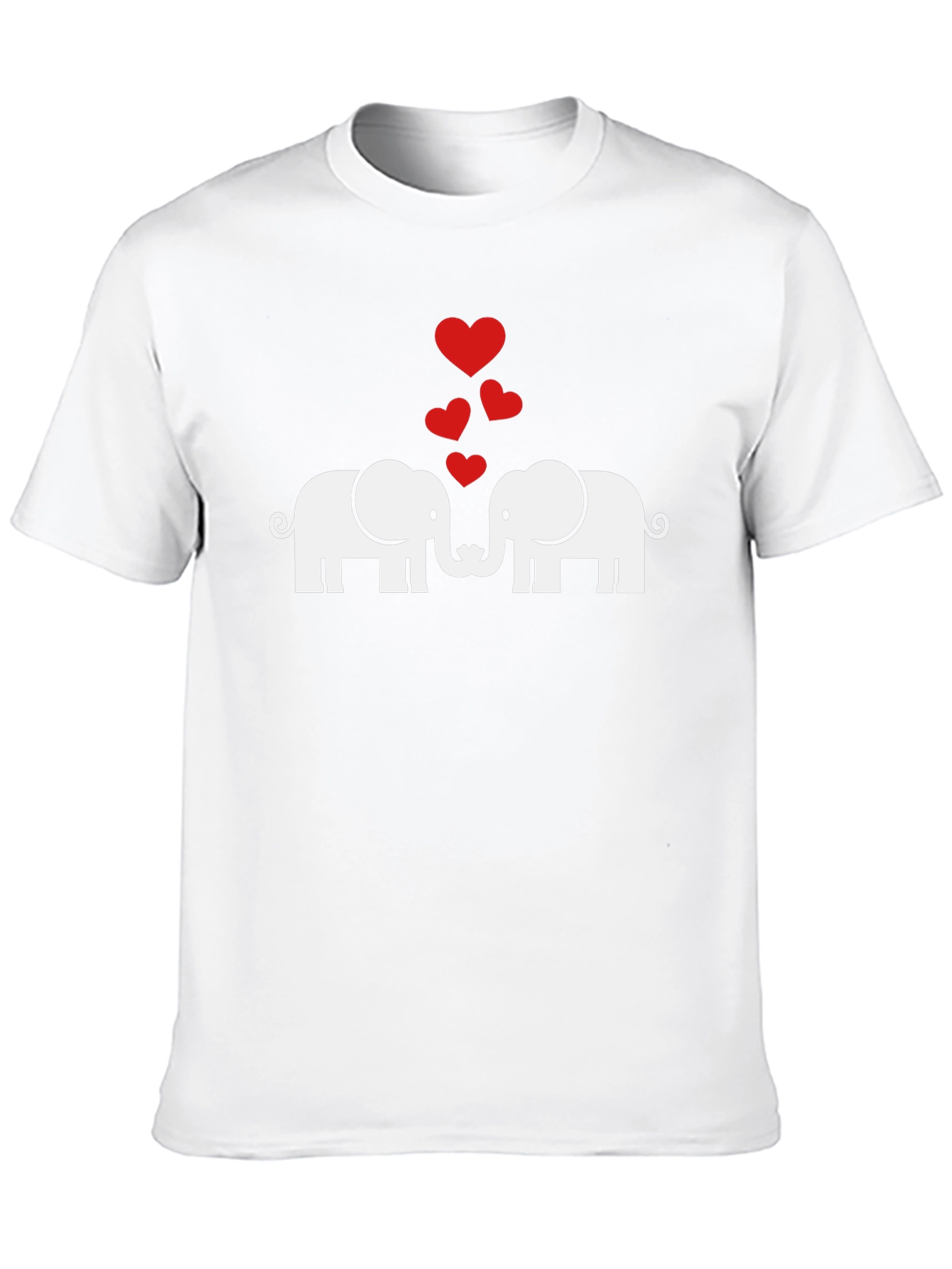Elephant Love Graphic T-Shirt - Soft Cotton Blend