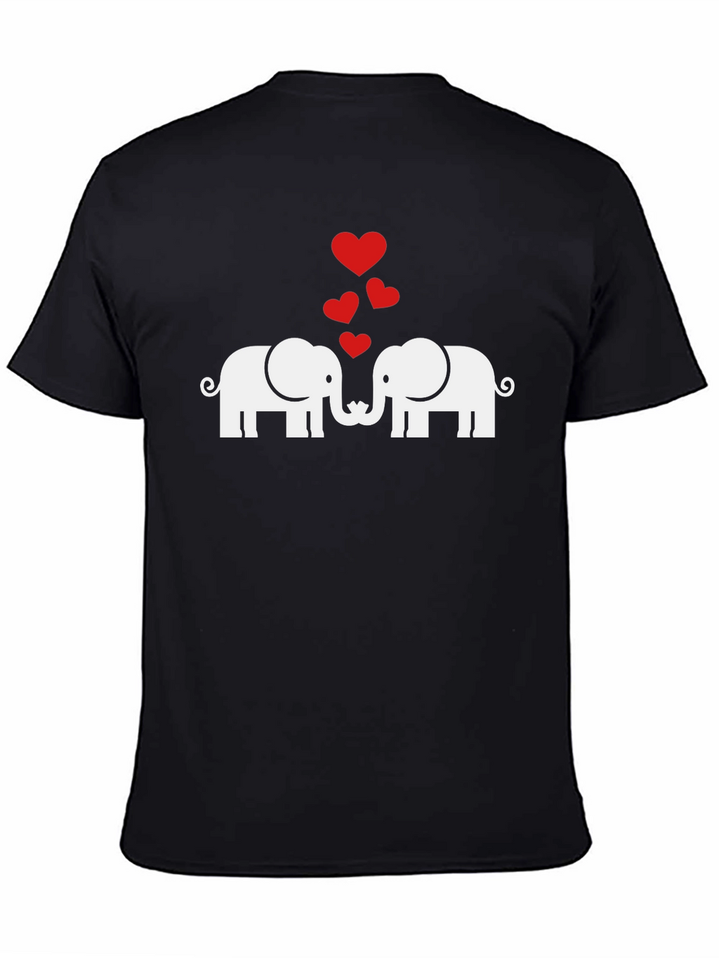 Elephant Love Graphic T-Shirt - Soft Cotton Blend