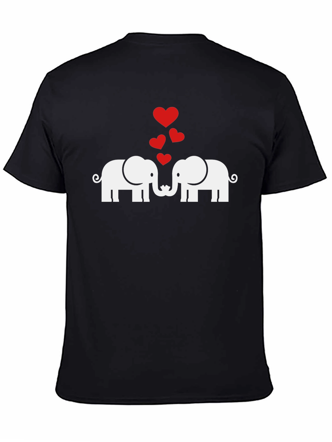 Elephant Love Graphic T-Shirt - Soft Cotton Blend