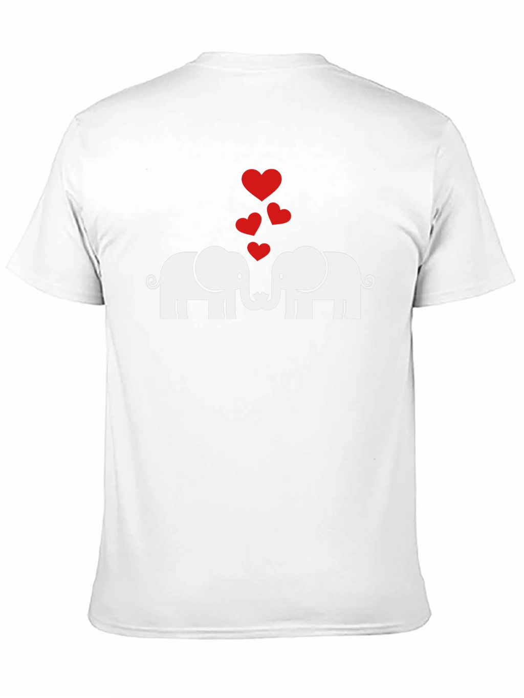Elephant Love Graphic T-Shirt - Soft Cotton Blend