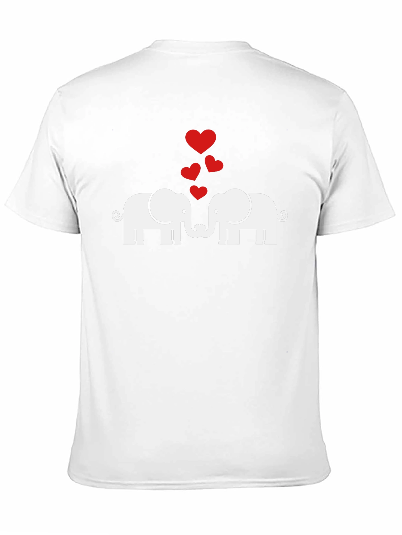 Elephant Love Graphic T-Shirt - Soft Cotton Blend
