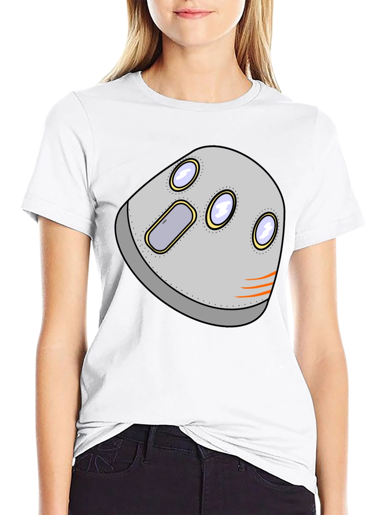 Retro Space Capsule Graphic Tee