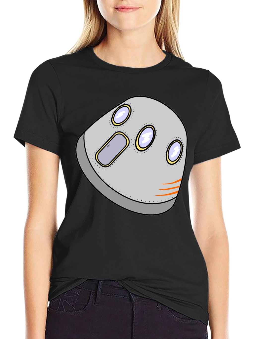 Retro Space Capsule Graphic Tee