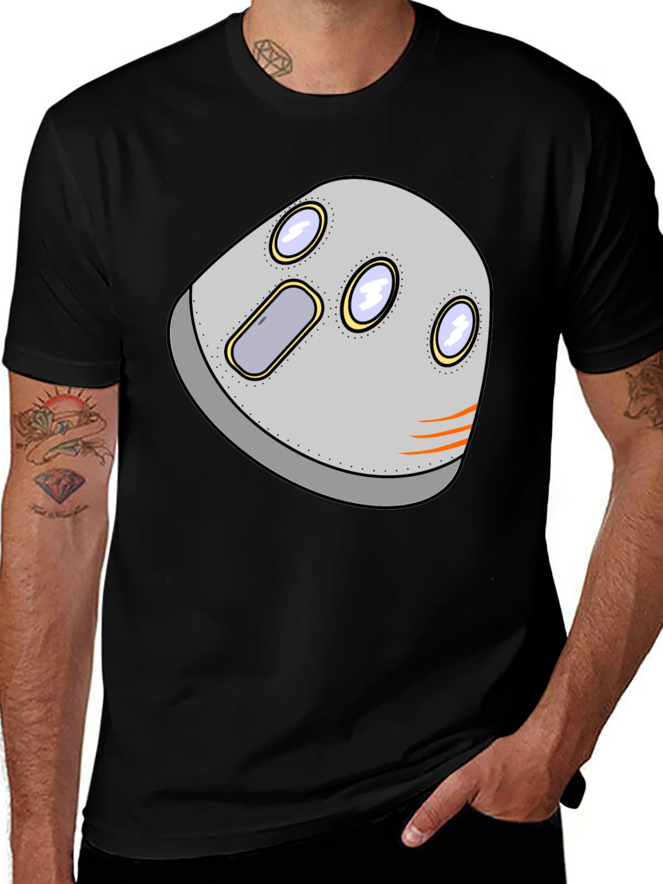 Retro Space Capsule Graphic Tee