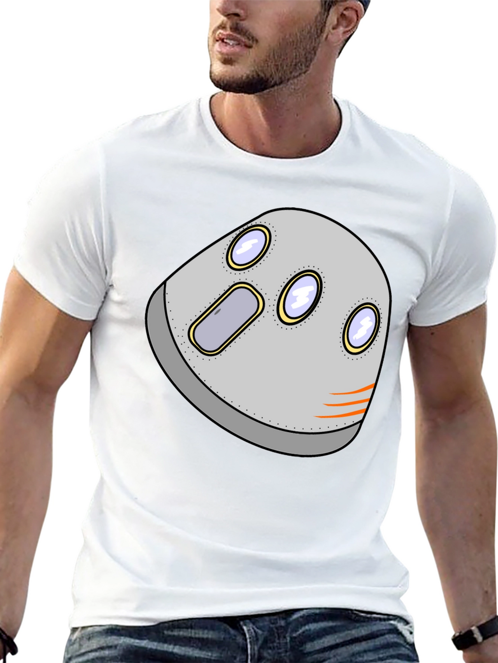 Retro Space Capsule Graphic Tee