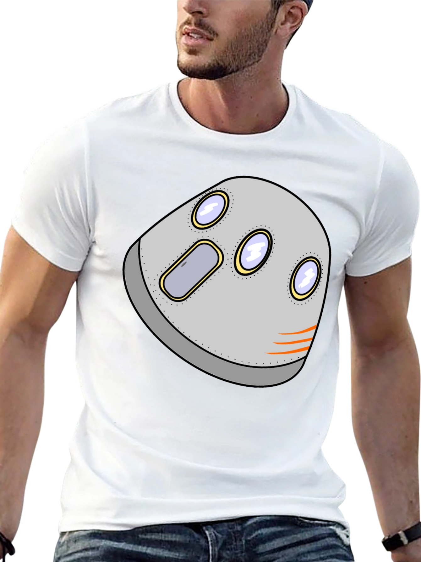 Retro Space Capsule Graphic Tee