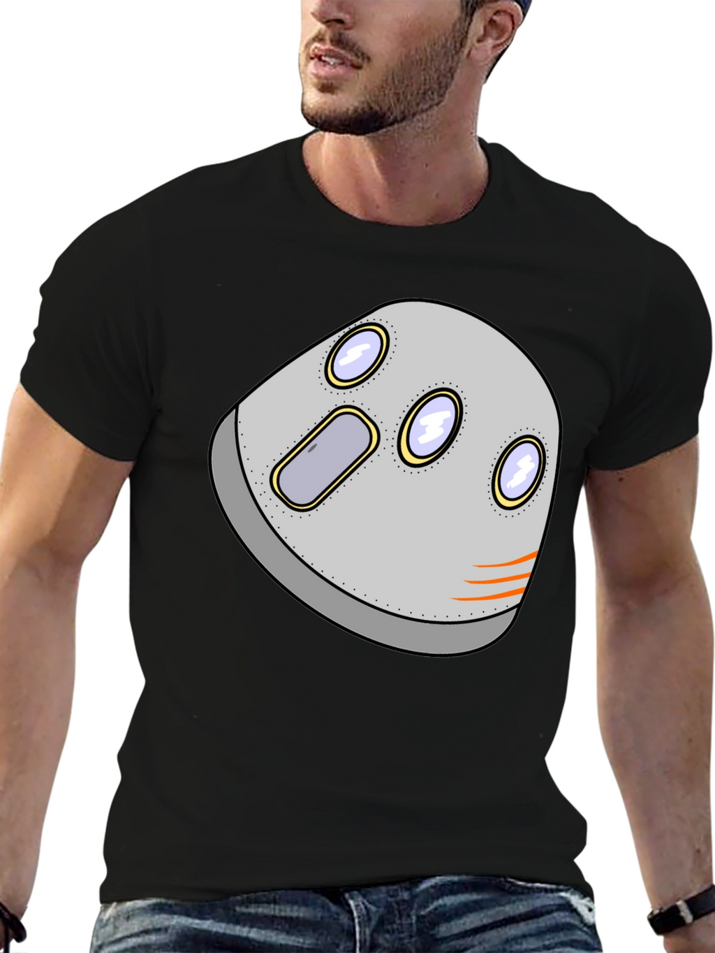 Retro Space Capsule Graphic Tee