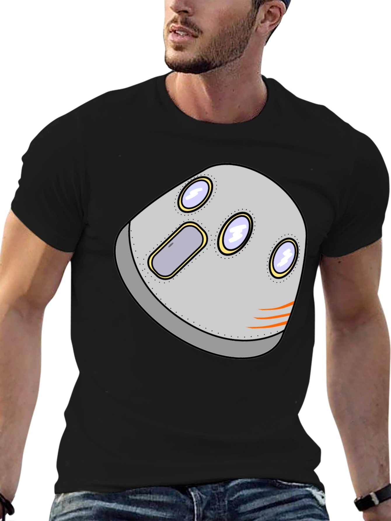 Retro Space Capsule Graphic Tee