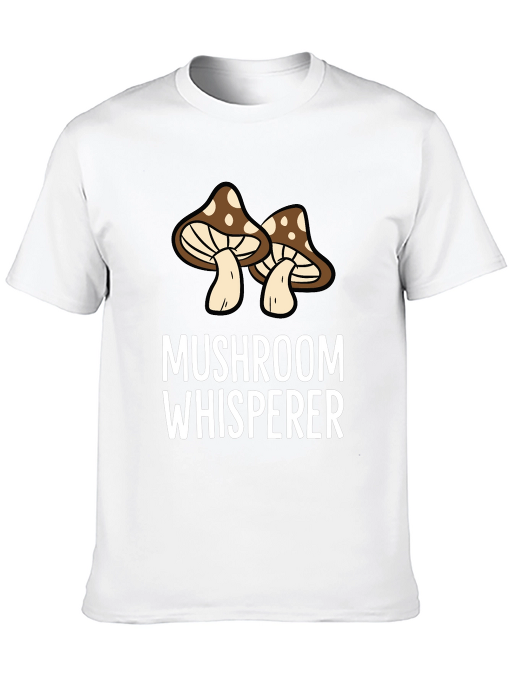 Mushroom Whisperer Graphic Tee - Black Cotton Shirt