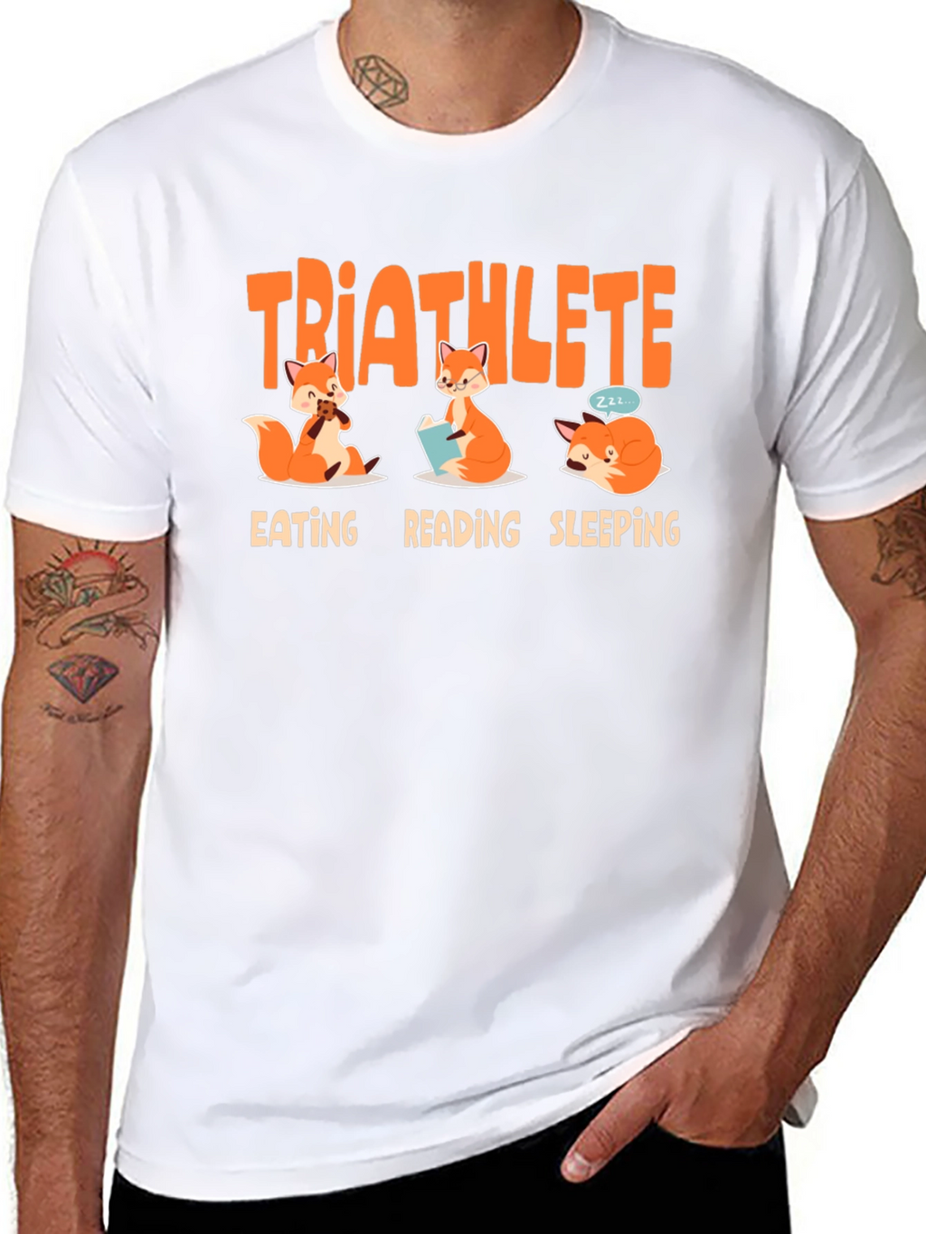 Triathlete Fox Graphic Tee