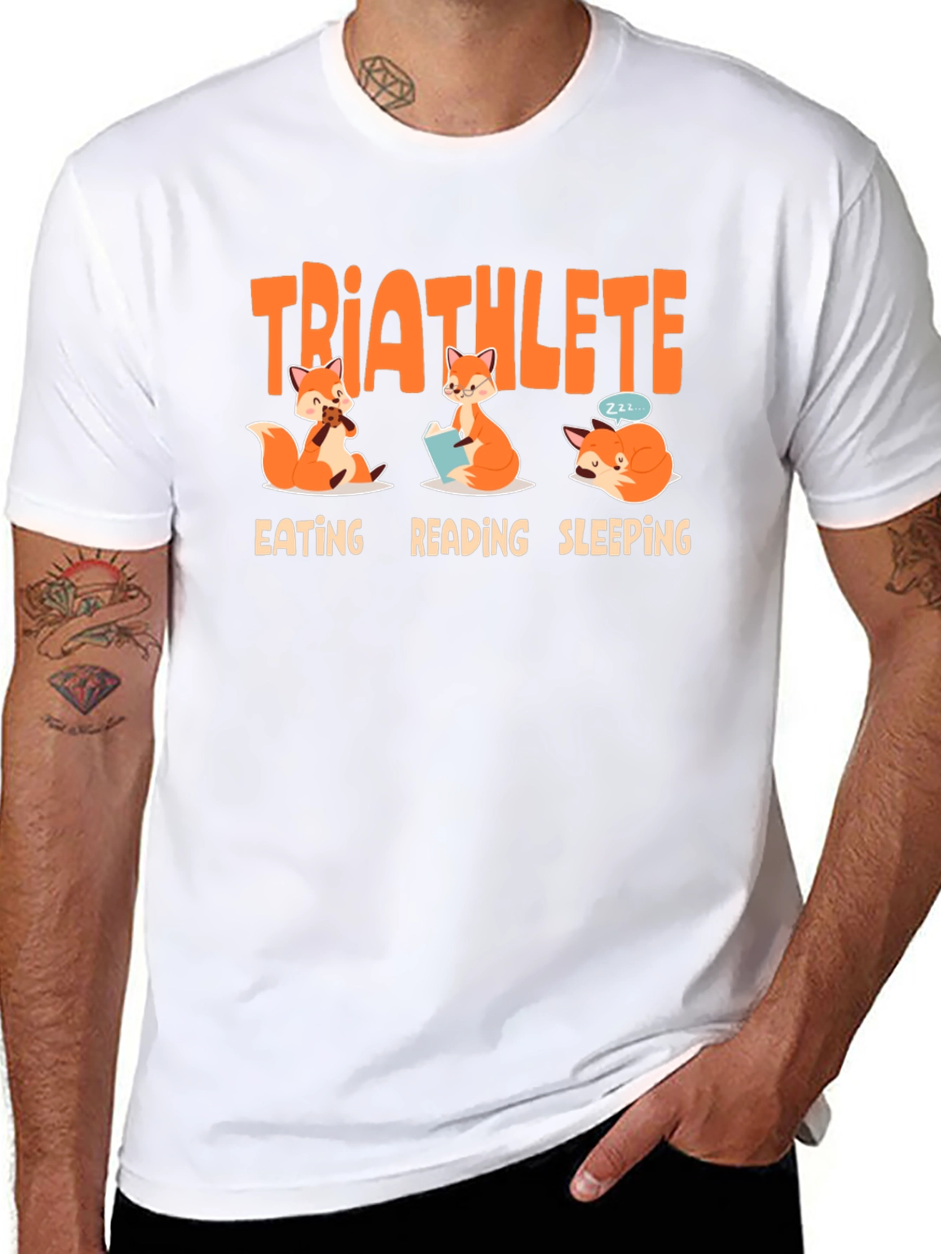 Triathlete Fox Graphic Tee
