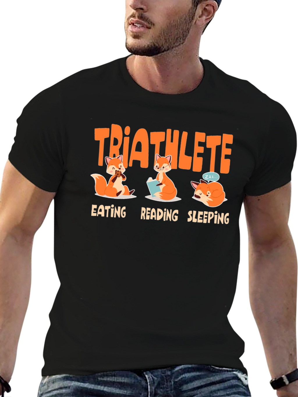 Triathlete Fox Graphic Tee