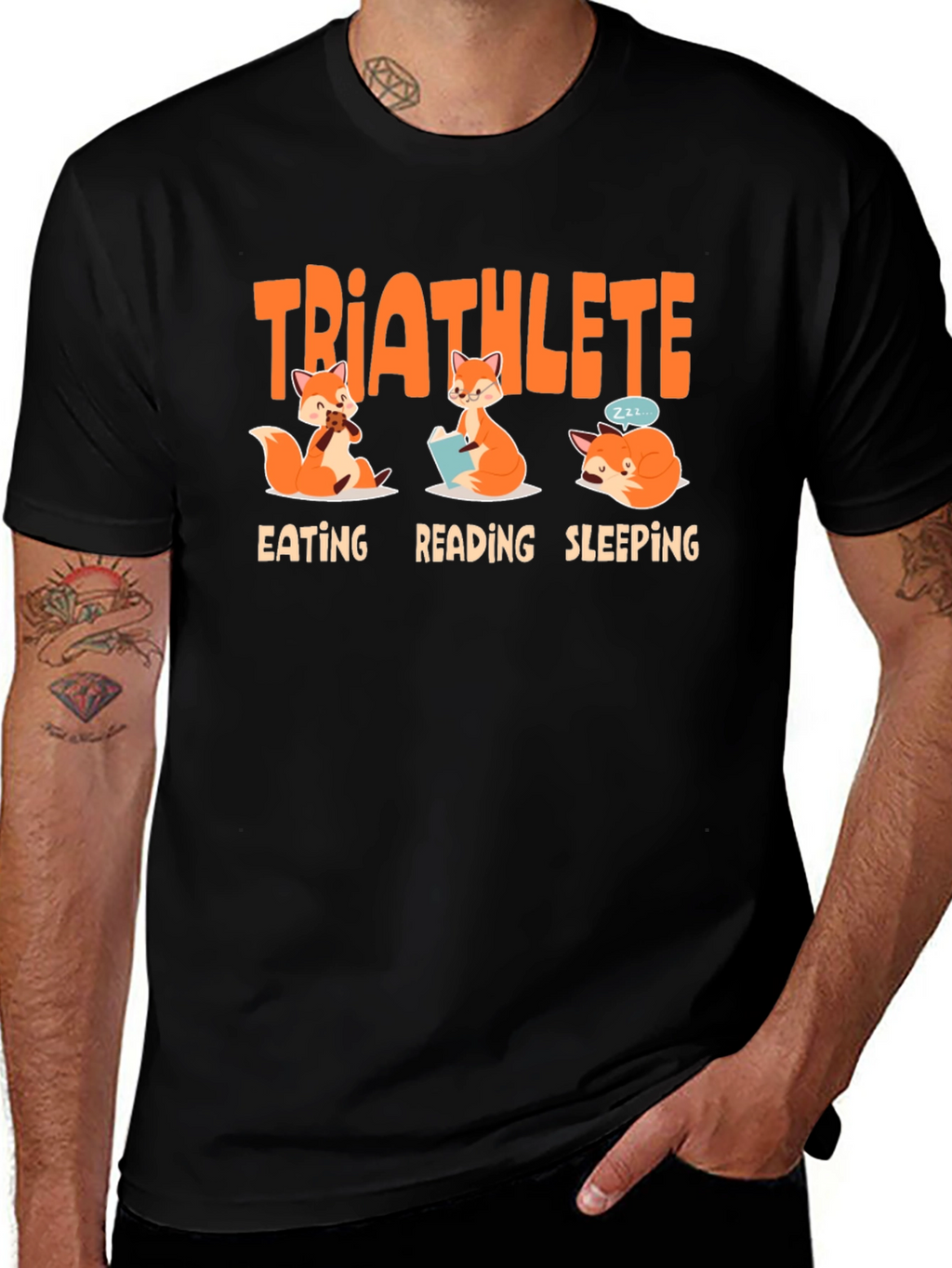 Triathlete Fox Graphic Tee