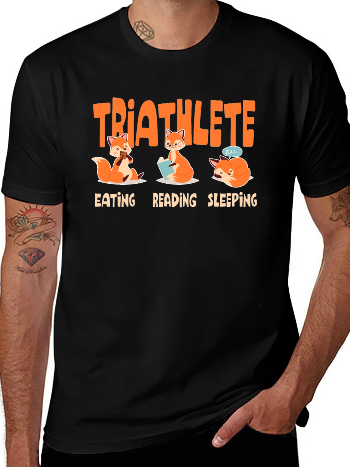 Triathlete Fox Graphic Tee