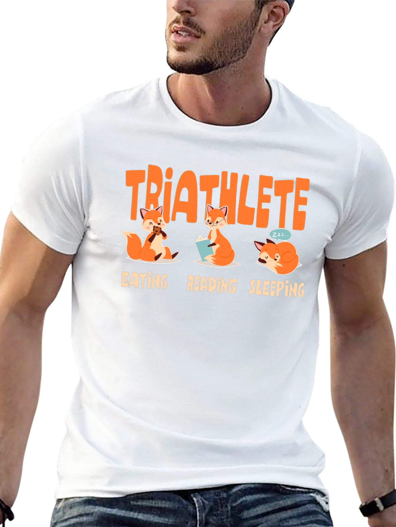 Triathlete Fox Graphic Tee