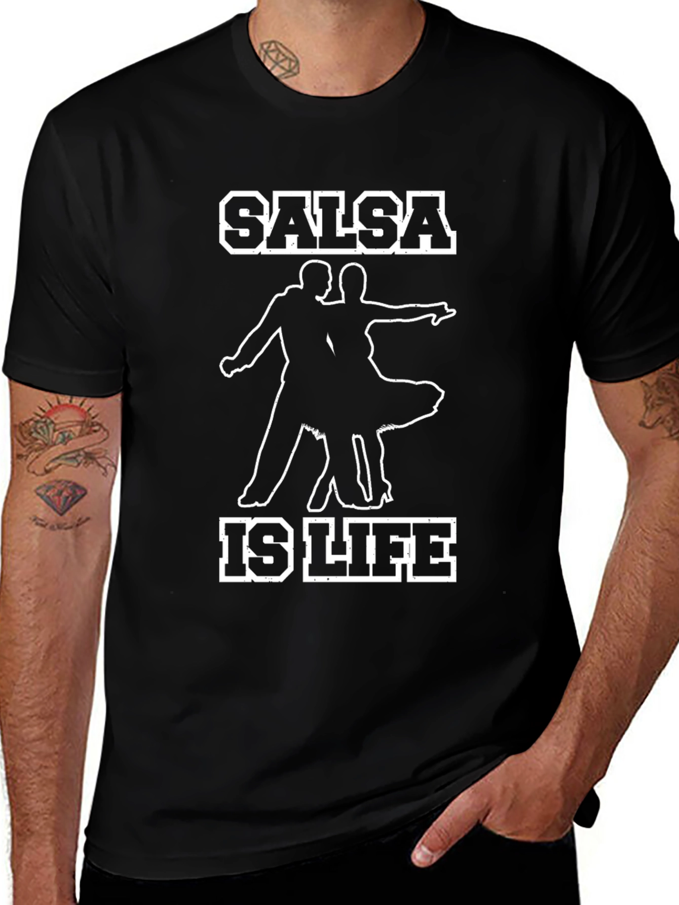 Salsa is Life Graphic T-Shirt
