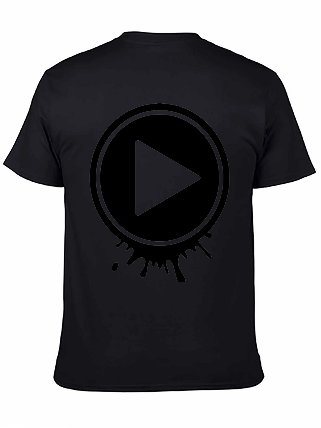 Play Button Graphic Tee - Modern Casual Style
