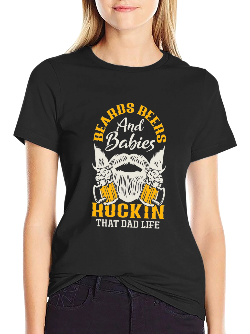 Beards Beers Babies Dad Life Graphic Tee