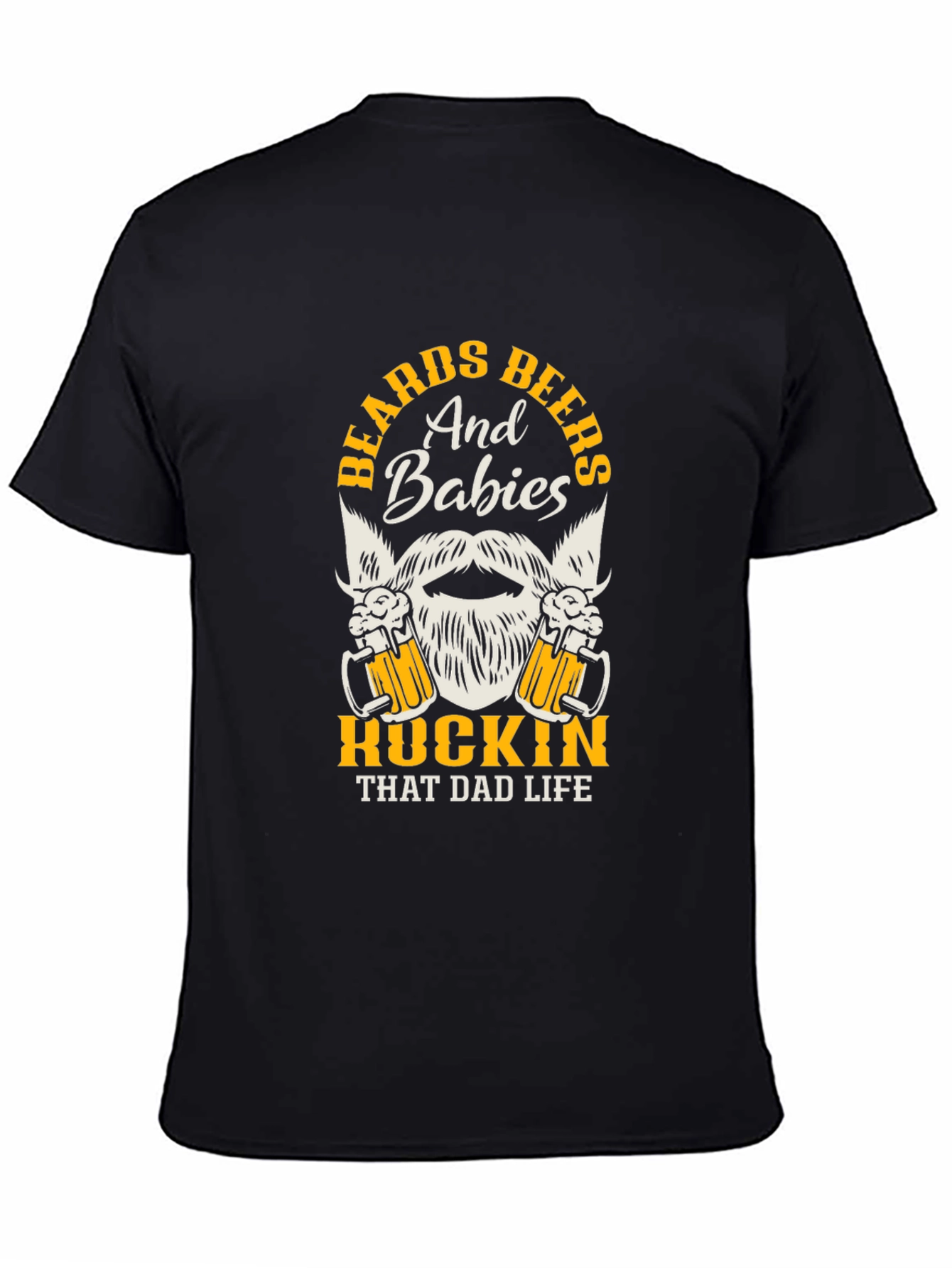 Beards Beers Babies Dad Life Graphic Tee