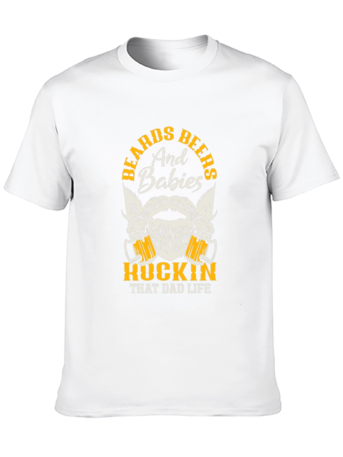 Beards Beers Babies Dad Life Graphic Tee