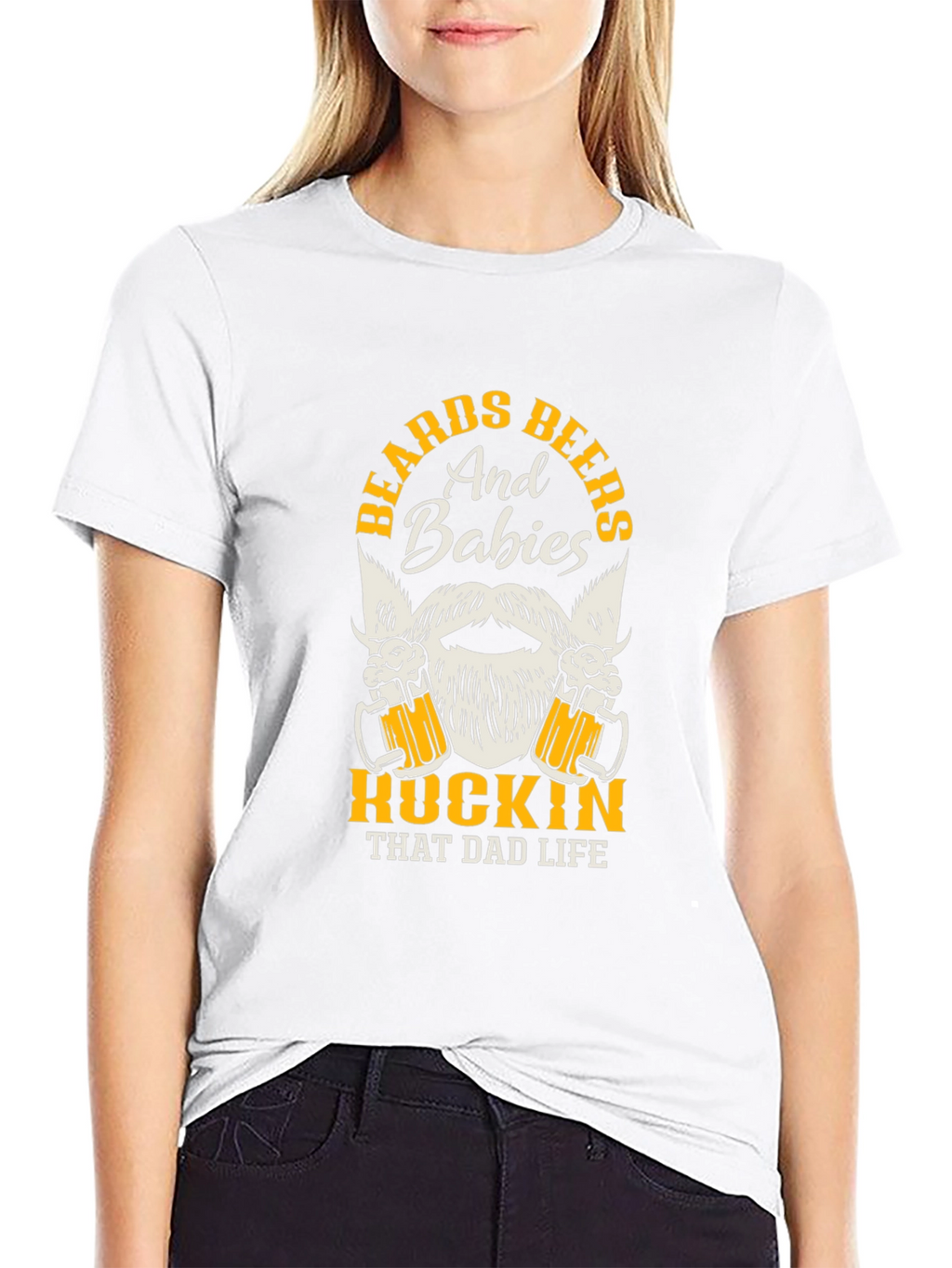 Beards Beers Babies Dad Life Graphic Tee
