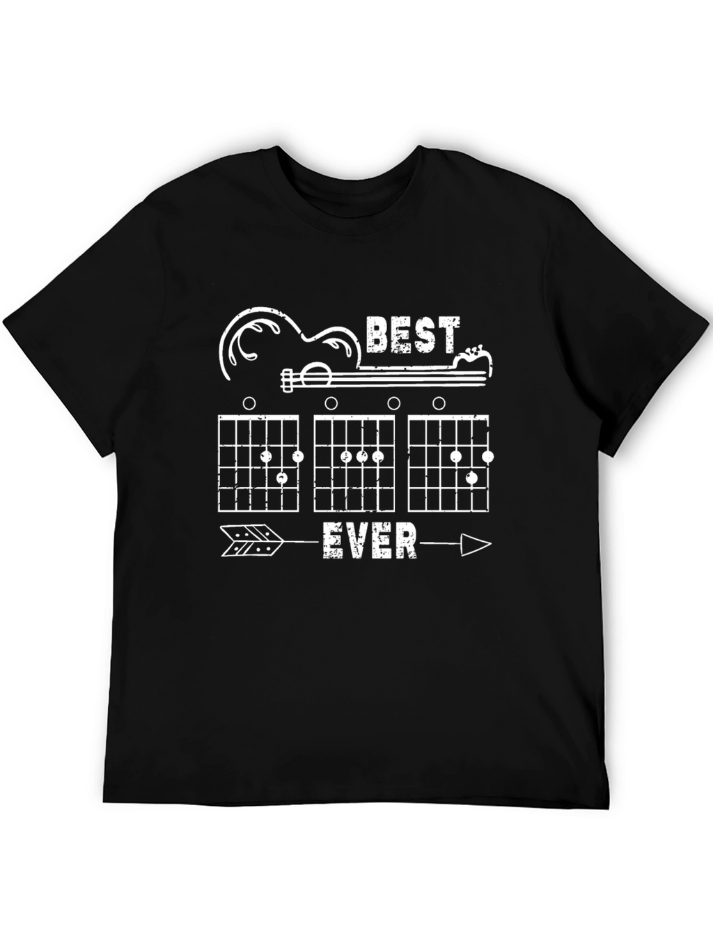Best Guitar Chords Ever Black T-Shirt