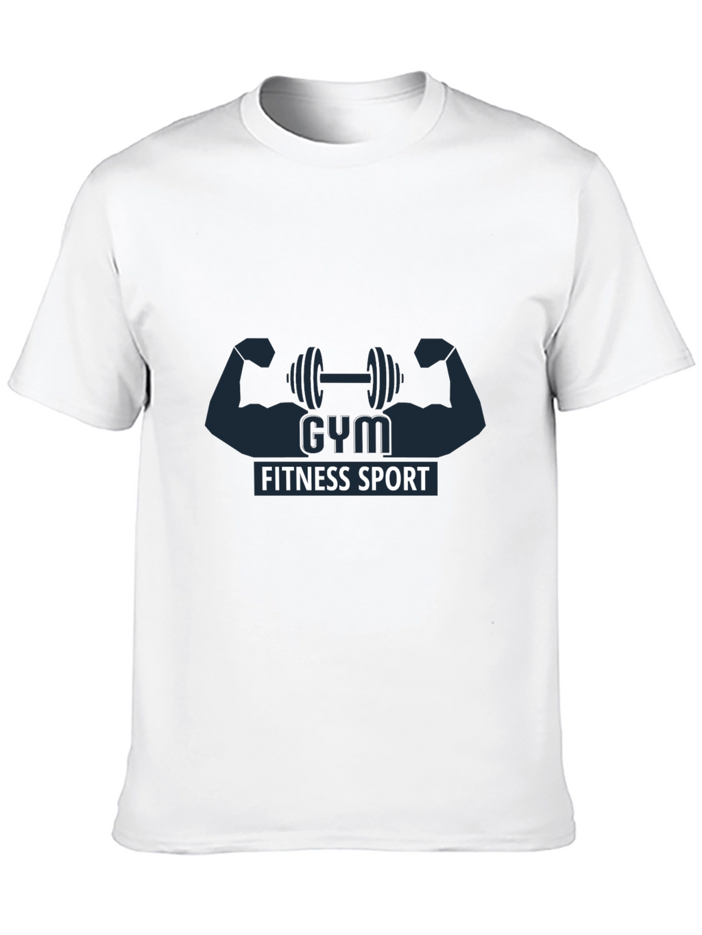 Gym Fitness Sport Graphic Black T-Shirt