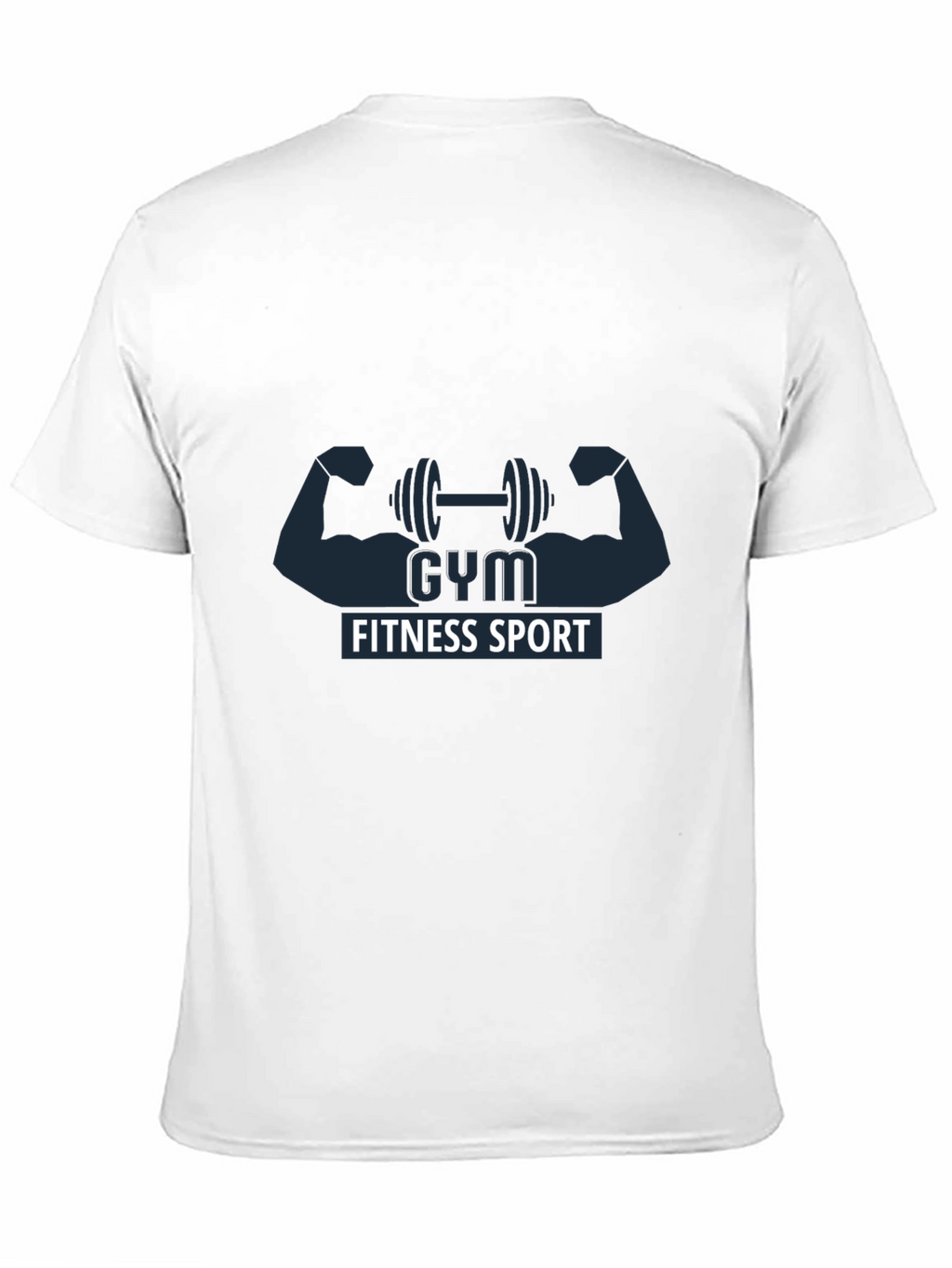 Gym Fitness Sport Graphic Black T-Shirt
