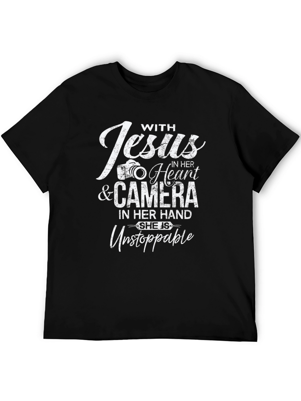 With Jesus & Camera T-Shirt