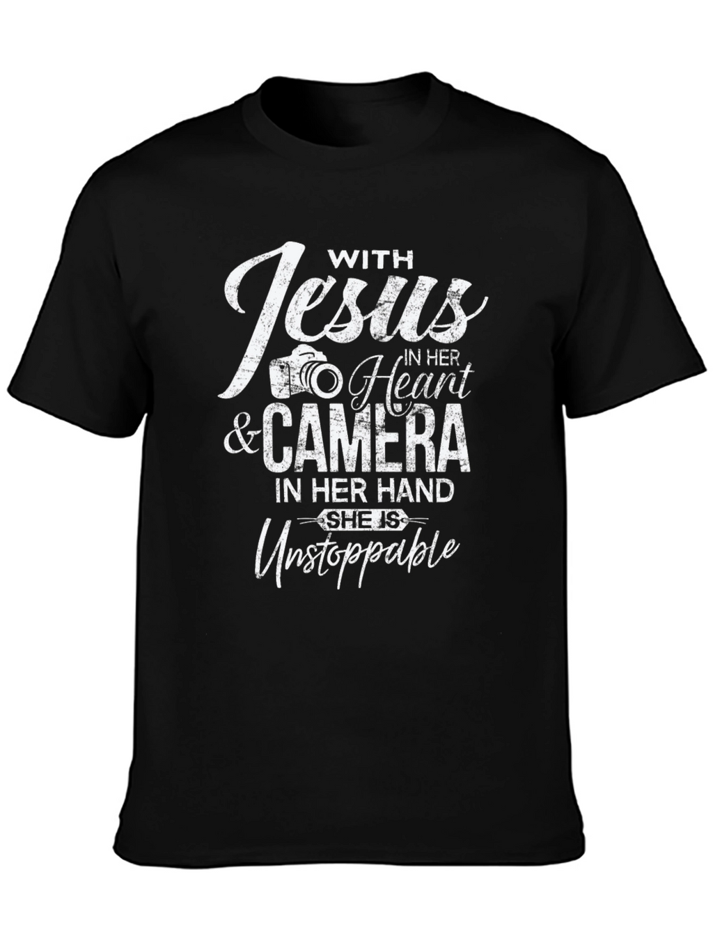 With Jesus & Camera T-Shirt