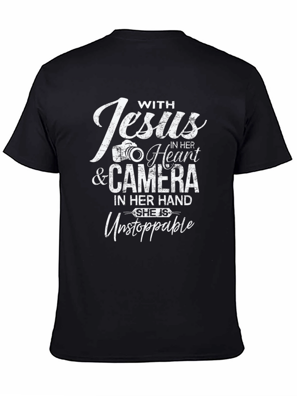 With Jesus & Camera T-Shirt