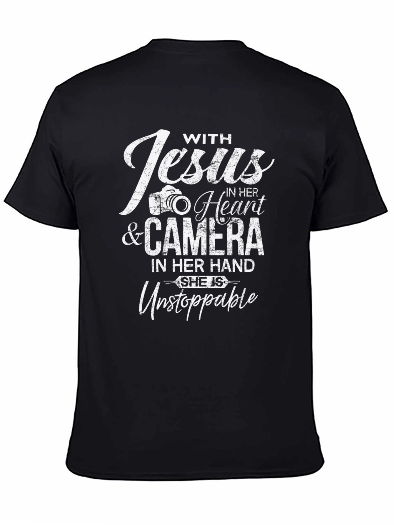 With Jesus & Camera T-Shirt