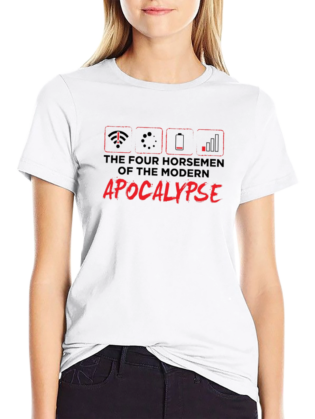 Modern Apocalypse T-Shirt - Humorous Graphic Tee