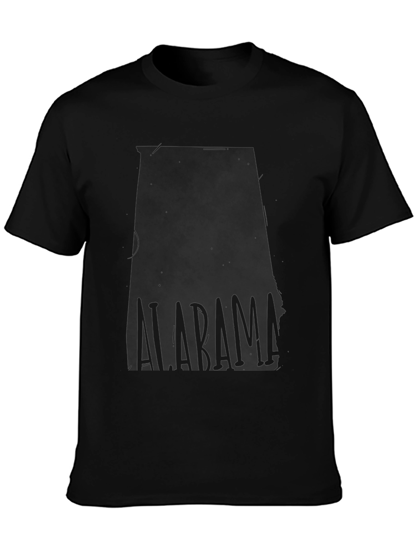 Alabama State Outline Graphic Tee - Unisex
