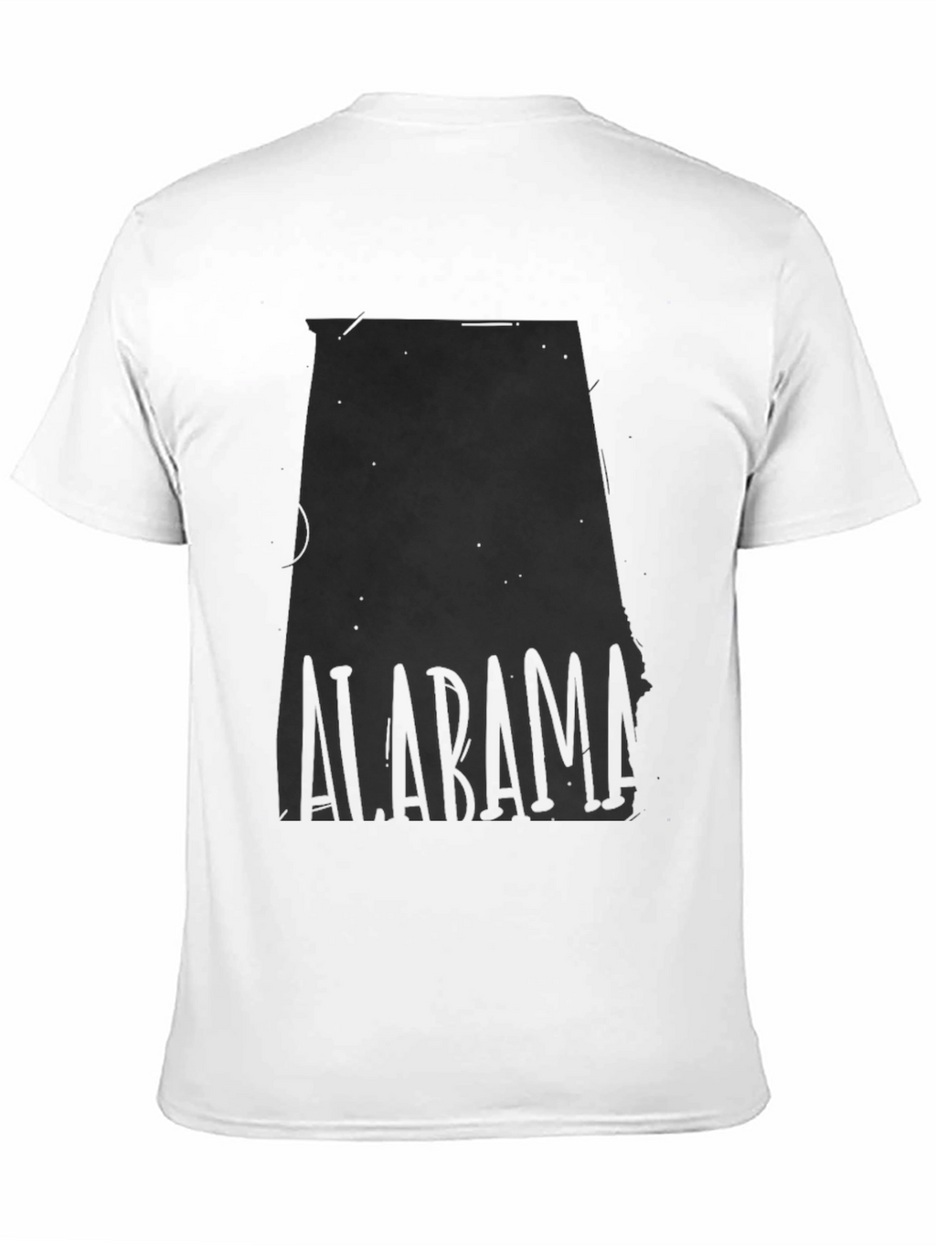 Alabama State Outline Graphic Tee - Unisex