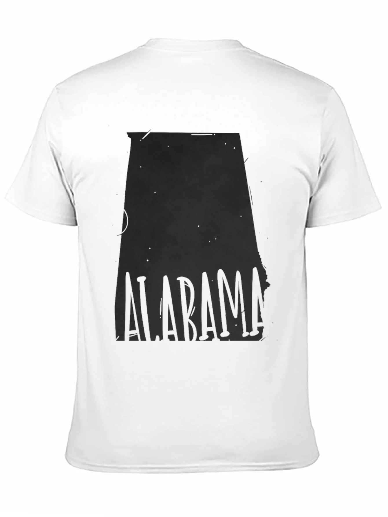 Alabama State Outline Graphic Tee - Unisex