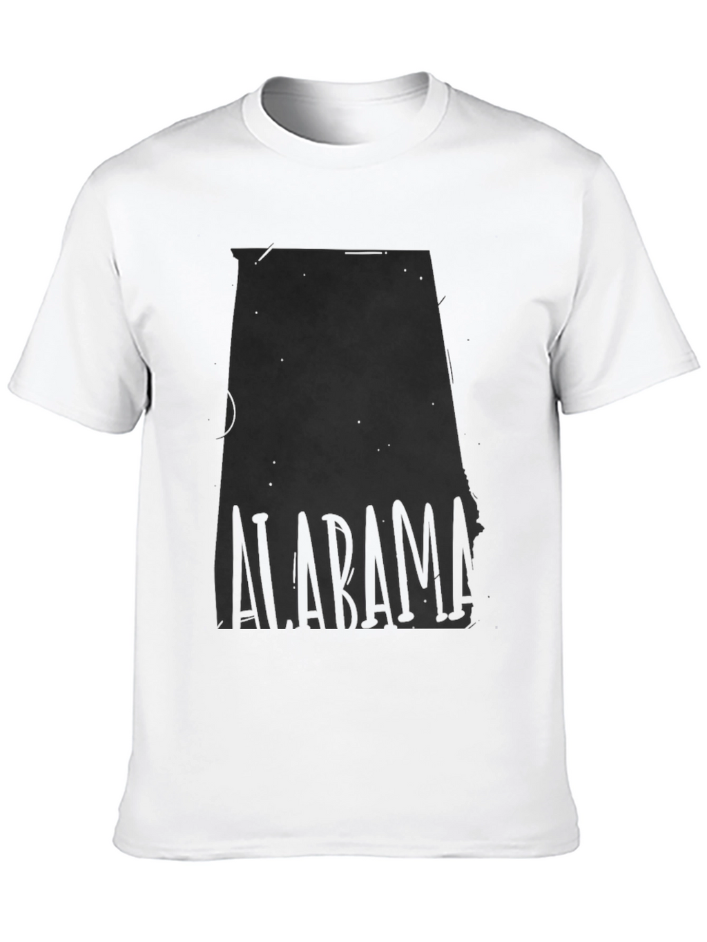 Alabama State Outline Graphic Tee - Unisex