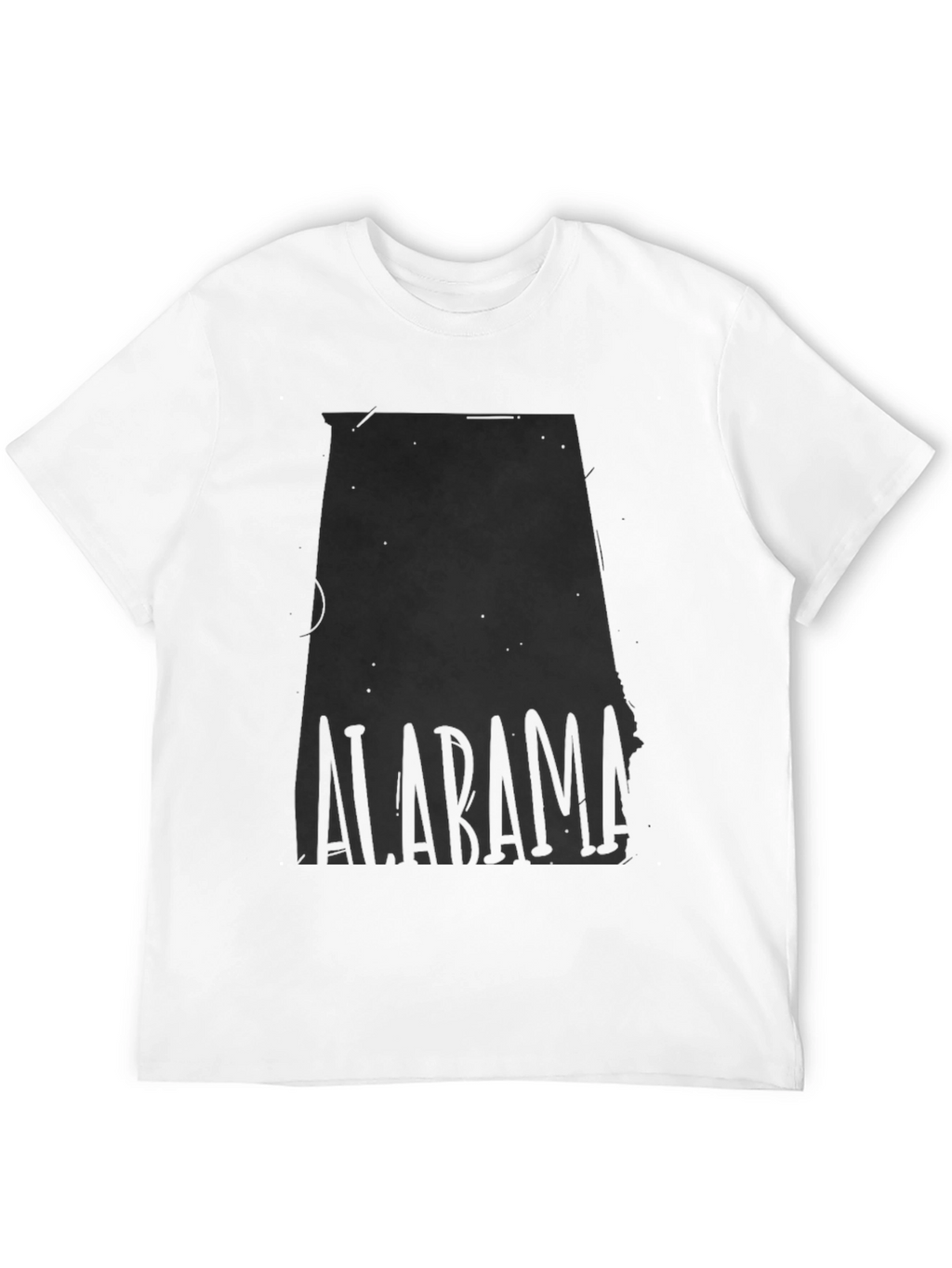 Alabama State Outline Graphic Tee - Unisex