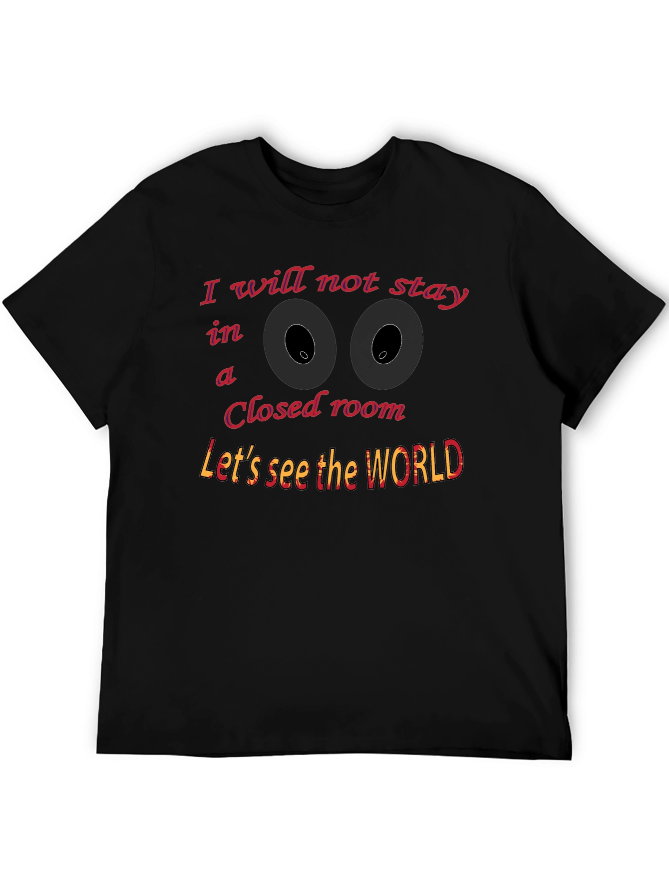 Motivational Graphic Tee - Lets See the World