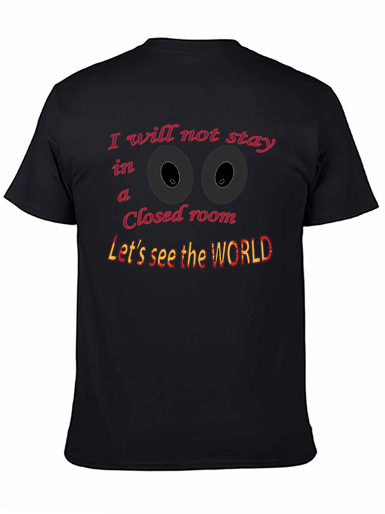 Motivational Graphic Tee - Lets See the World