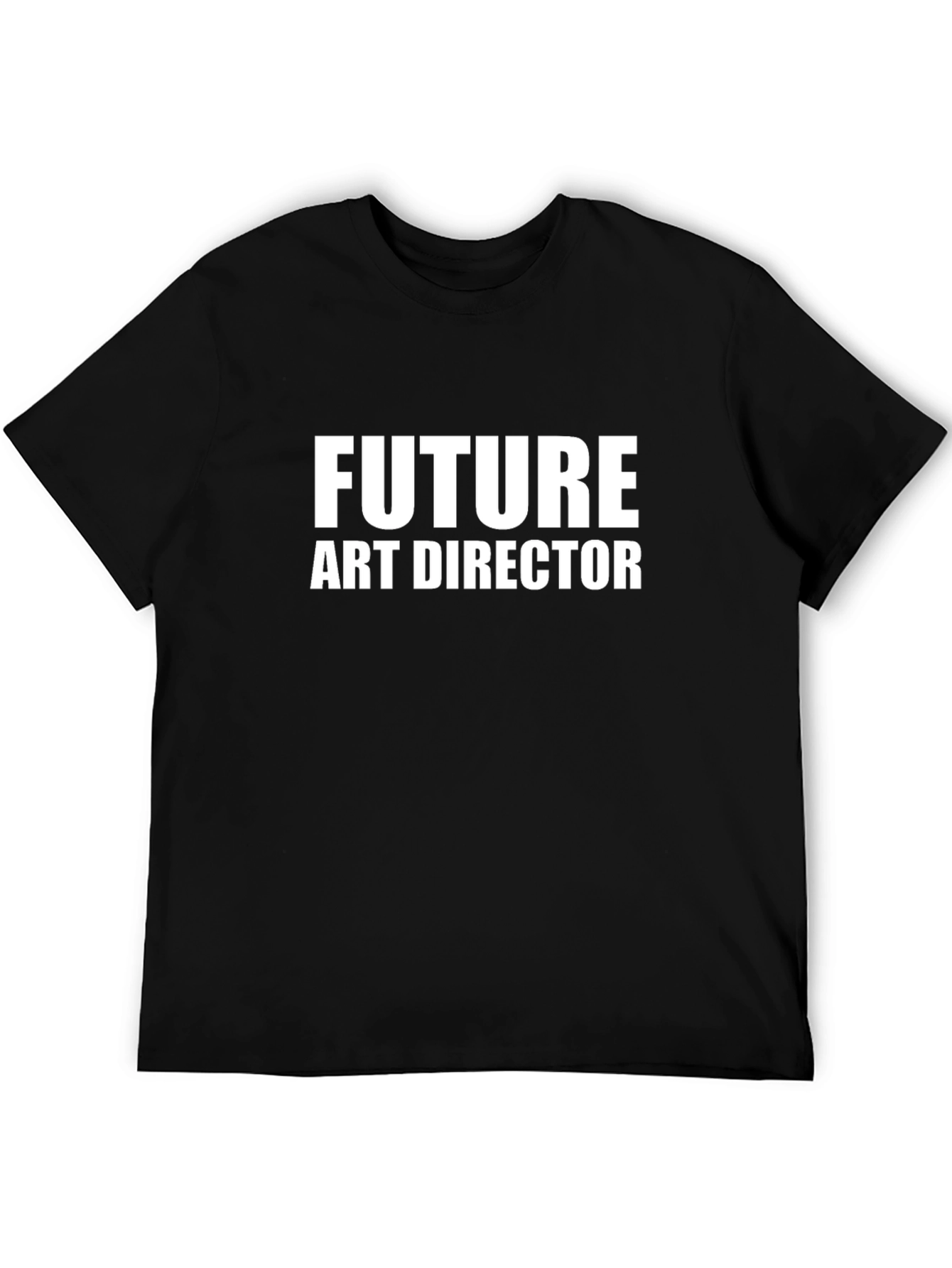Future Art Director T-Shirt - Black Crew Neck Tee