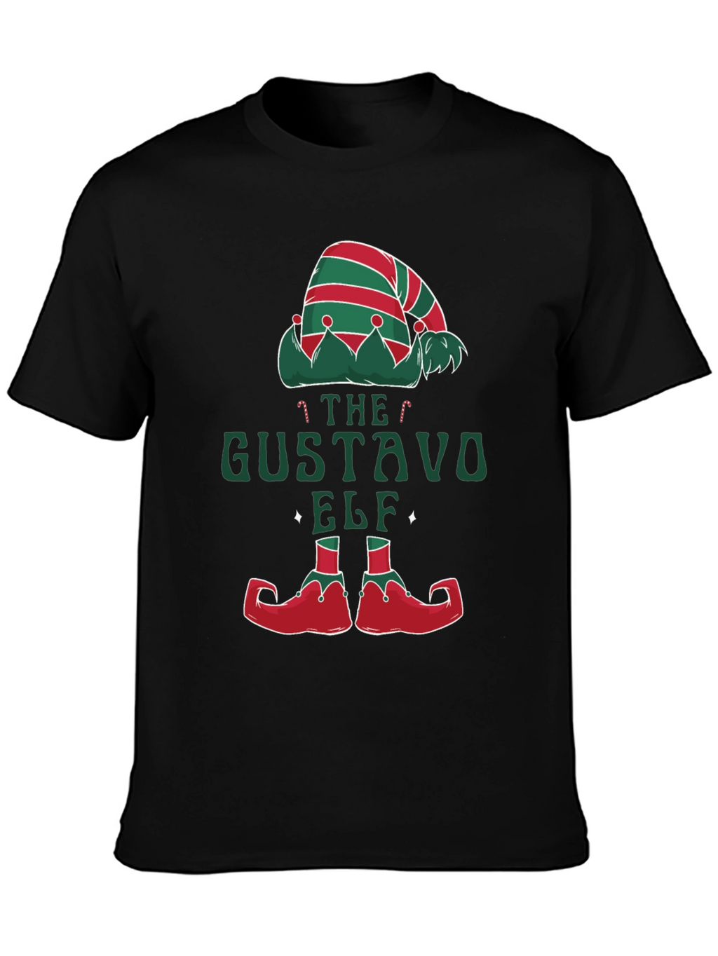 Gustavo Elf Christmas T-Shirt - Holiday Festive Tee