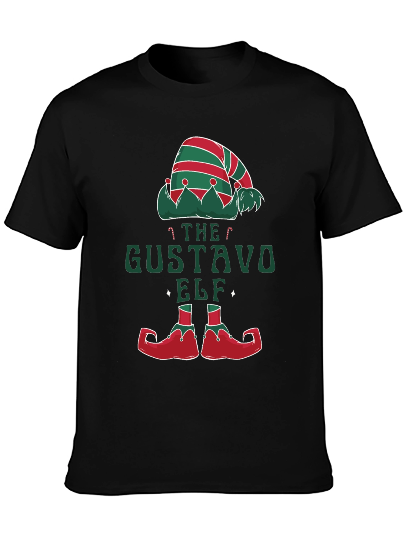 Gustavo Elf Christmas T-Shirt - Holiday Festive Tee