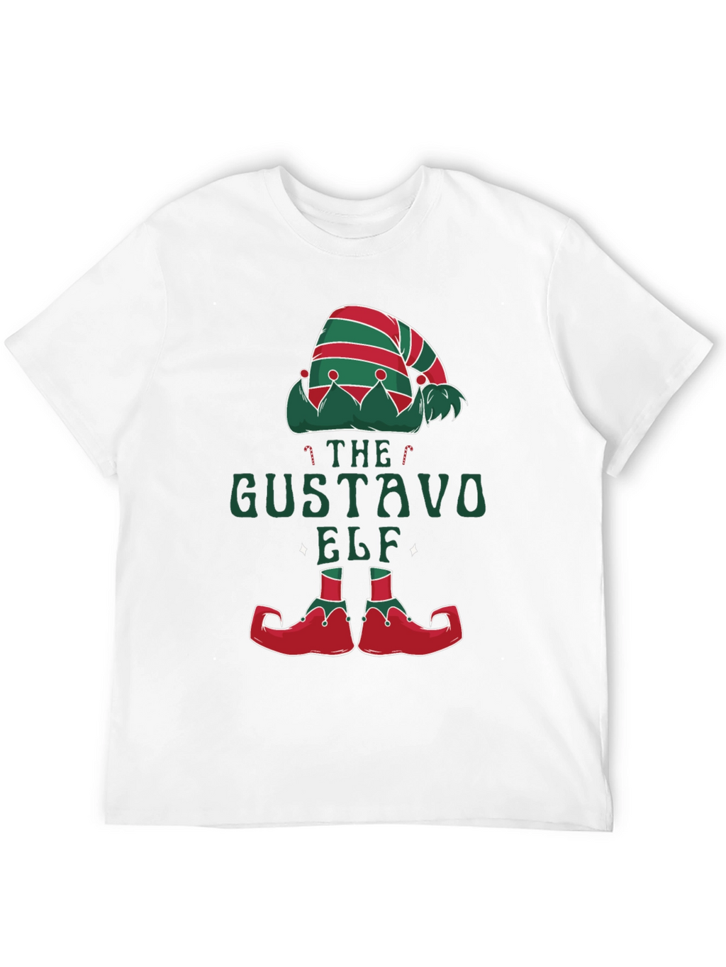 Gustavo Elf Christmas T-Shirt - Holiday Festive Tee