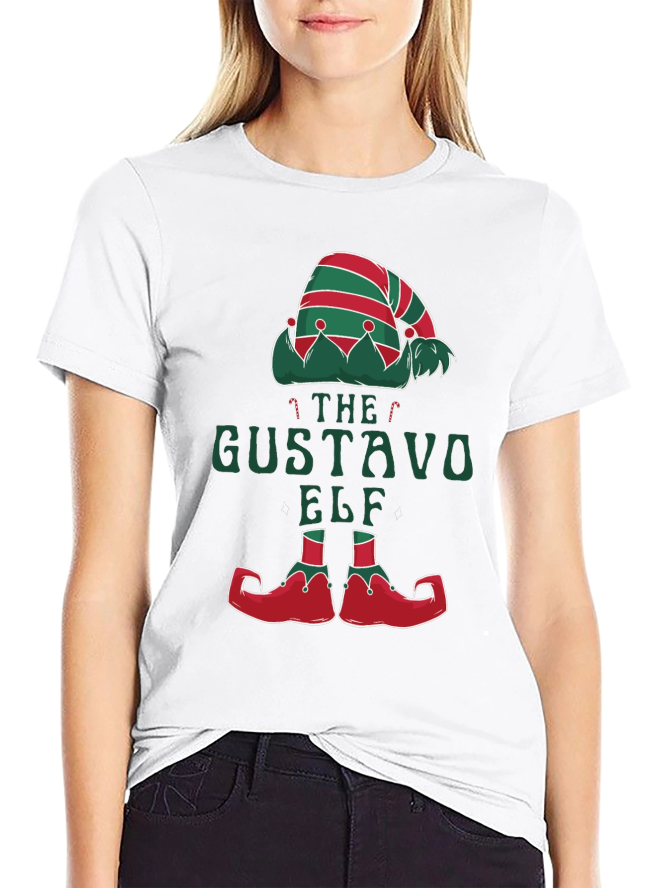 Gustavo Elf Christmas T-Shirt - Holiday Festive Tee