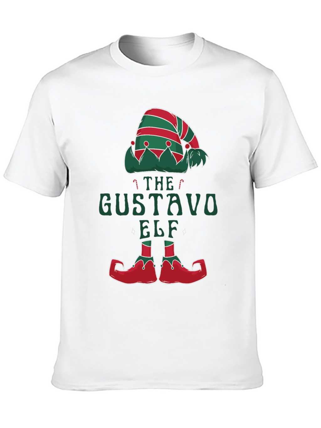 Gustavo Elf Christmas T-Shirt - Holiday Festive Tee