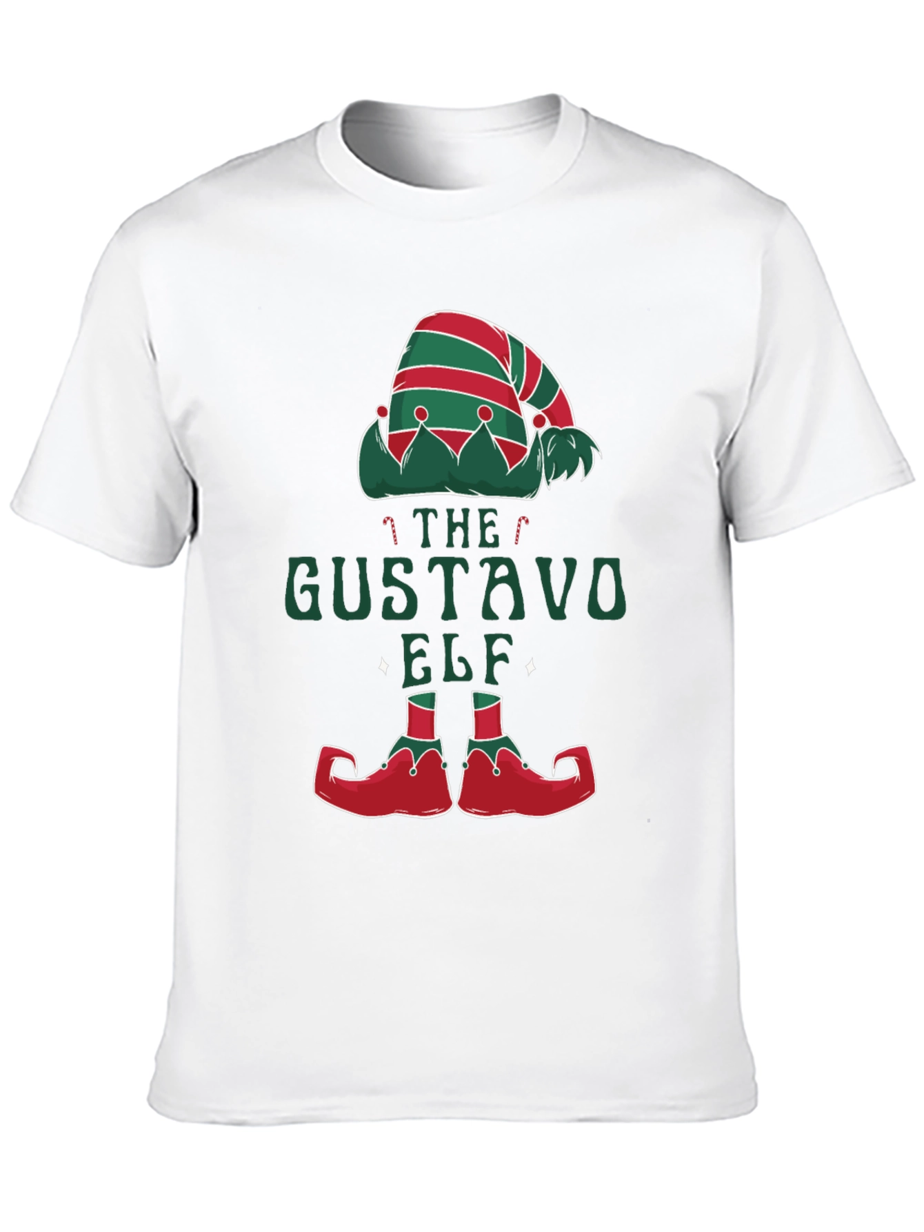 Gustavo Elf Christmas T-Shirt - Holiday Festive Tee