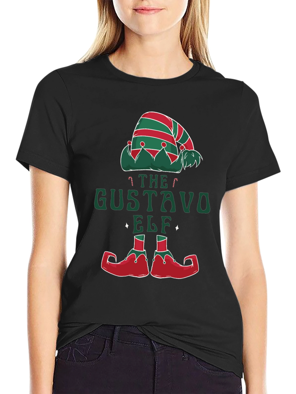 Gustavo Elf Christmas T-Shirt - Holiday Festive Tee